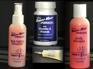SUPER HAIR TRIO Shampoo+Stimulator+Vitamins